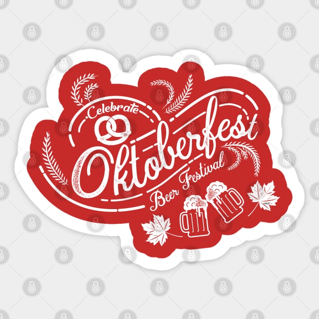 Celebrate Oktoberfest Beer Festival Shirt Gifts T Shirt Tee Sticker by creative